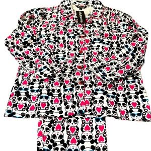 FOLLOW ME flannel pajama set